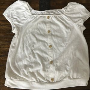 Girls white top